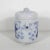Chinoiserie Vintage Chinoiserie Asian Koi Fish Canister Lidded Jar or Pot, Ceramic With Lid Blue and White For Sale - Image 3 of 10