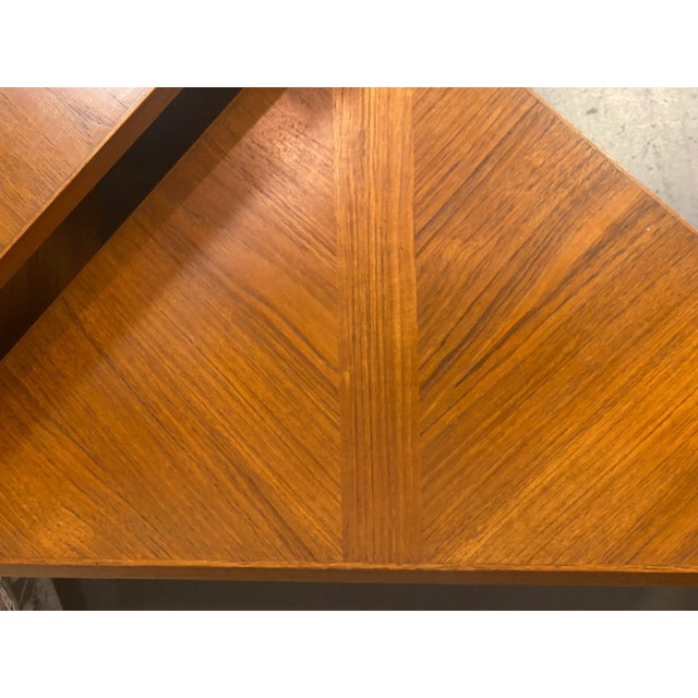 Wood Mid 20th Century Danish Modern Laurits M. Larsen Teak Side Tables - a Pair For Sale - Image 7 of 10