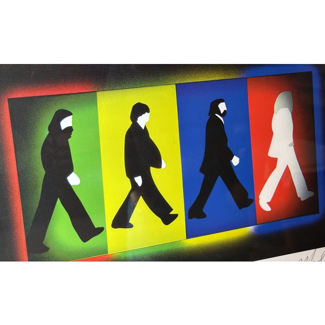 1960s Marco Lodola Color Screenprint on Paper, “a.p.” (Artist’s Proof) Mirror-Frame For Sale - Image 13 of 18