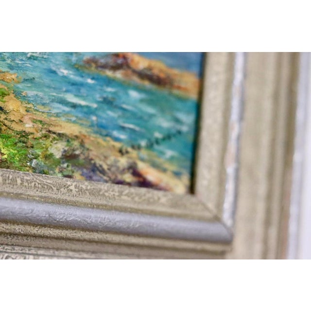 "Sea View" by Acke Hermann This charming oil painting on panel by Acke Hermann beautifully captures a tranquil sea view,...