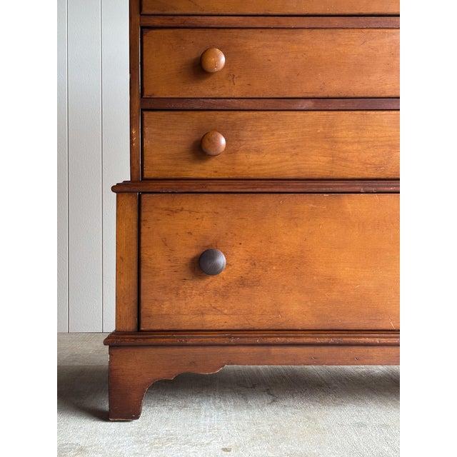 1940s Vintage Transitional Chest of Drawers With Hidden Cedar Chest For Sale - Image 5 of 17