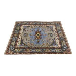 Turkish Approx 8x10 Wool Oriental Rug For Sale