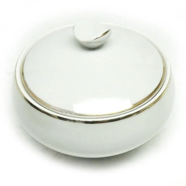 1960s Art Deco Polish Sugar Bowl from Karolina, 1960s For Sale - Image 5 of 7