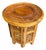 Small Hand-Carved Folding Table from Hoshiarpur, 1950 For Sale