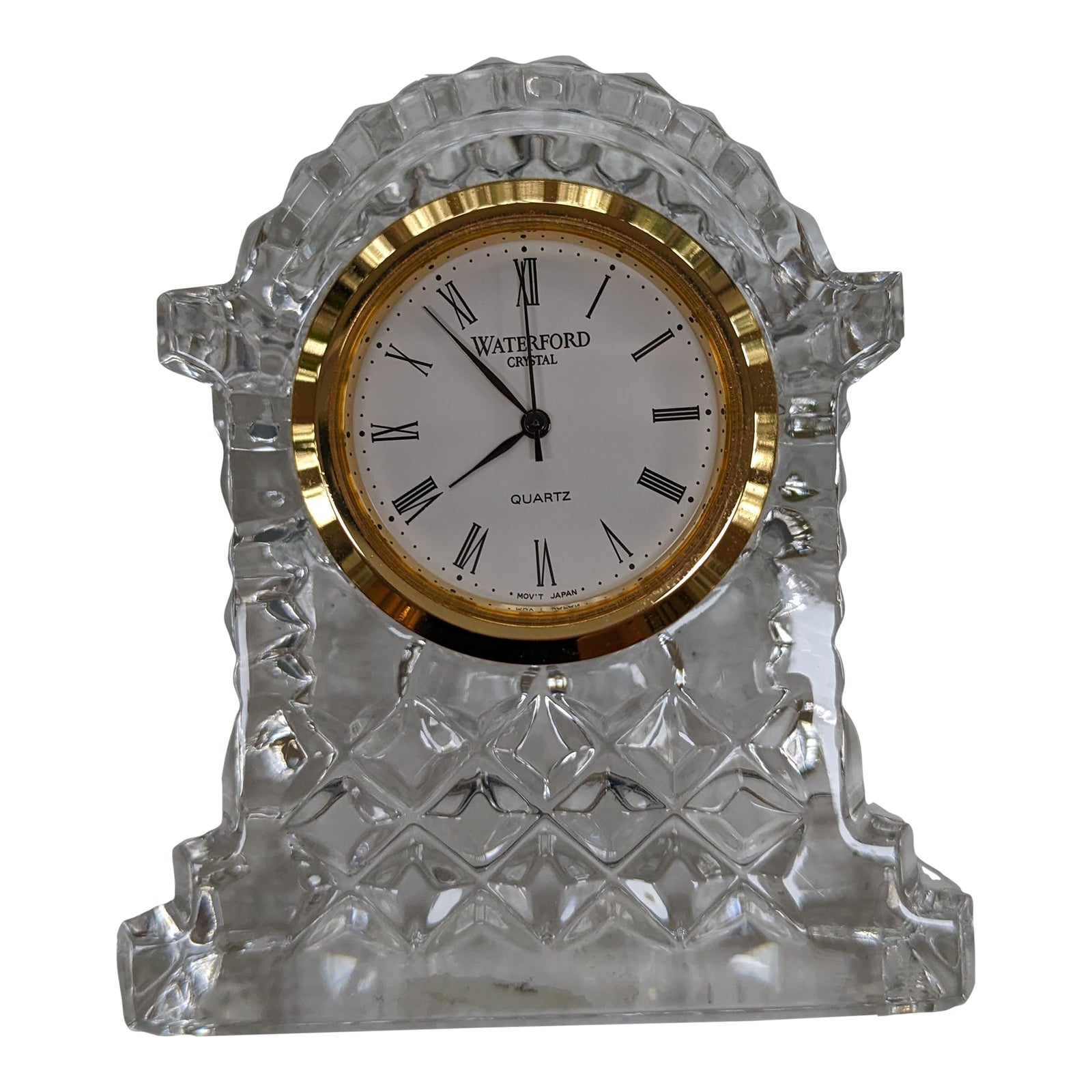 1990s Waterford Crystal Carriage Clock Chairish