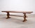 French Provincial Country French Provincial Oak Farmhouse Trestle Dining Table 10 Ft For Sale - Image 3 of 18
