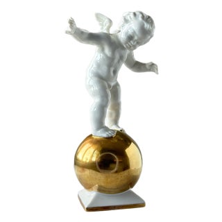 Porcelain Angel by K. Tutter for Hutschenreuther, 1990s For Sale