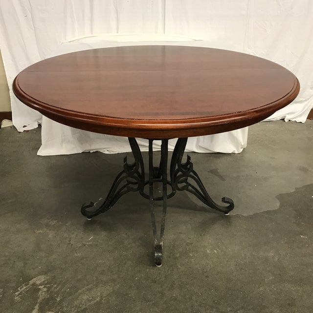 Nichols & Stone Ironwood Pedestal Table Chairish
