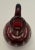 Early 20th Century Cut-To-Clear Royal Ruby Red Bohemian Glass Cruet For Sale In Greenville, SC - Image 6 of 12