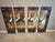 1970s Mid-Century Art Deco Chinese Coromandel Lacquer 4-Panel Wall Screen With Cranes. For Sale - Image 5 of 8