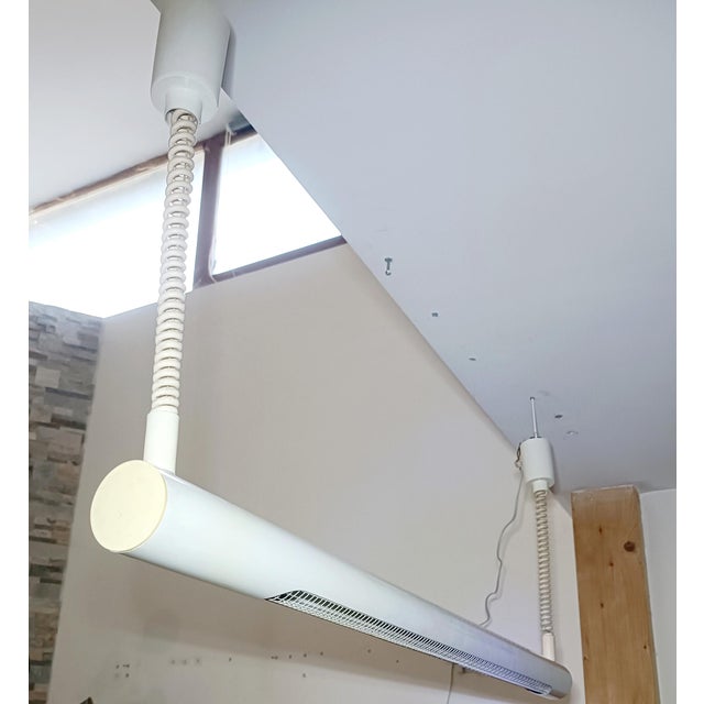Gray Industrial Pendant Lamp from Massive, 1980s For Sale - Image 8 of 8