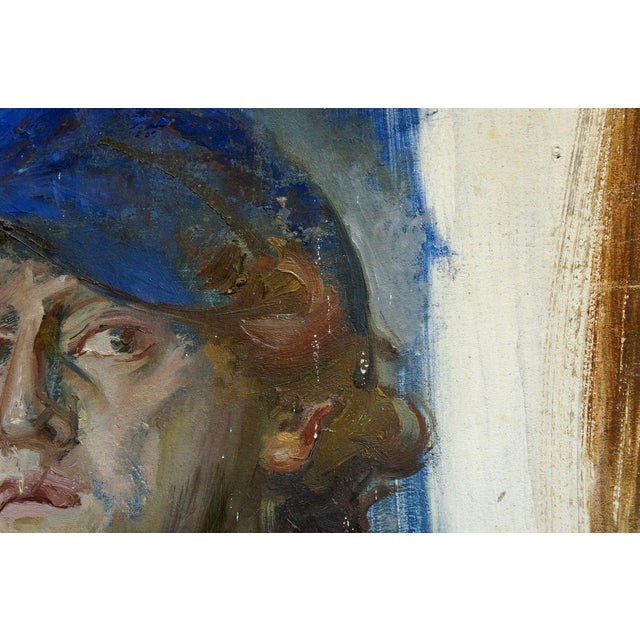 *** ABOUT THIS PAINTING *** * TITLE: ""Portrait of the artist"" * ARTISTS: Unknown artist * SIZE: 51x40 cm/'31.49x47.24...