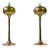 Scandinavian Modern Brass Oil Lamps, 1970s, Set of 2 For Sale