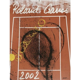 2002 Fernandez Arman Roland Garros Poster For Sale