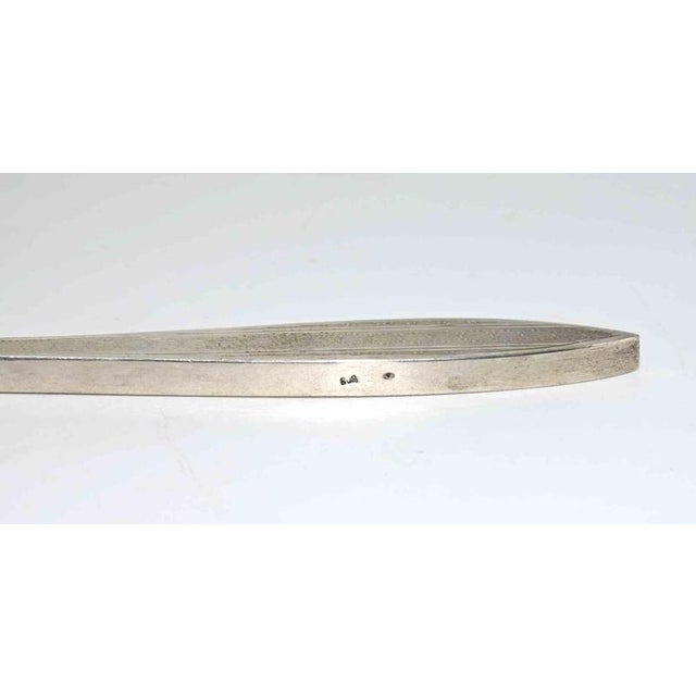 Vintage Silver Mirror, Italy, 20th Century For Sale - Image 3 of 5