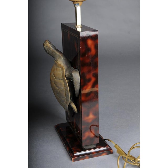 Vintage Tortoise Table Lamps in Brass, 1970s, Set of 2 For Sale - Image 18 of 18