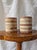 Vintage Striped Travertine Demilune Bookends by Fratelli Mannelli, 1970s, Set of 2 For Sale - Image 4 of 13