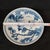 Ceramic Chinese Ceramic Plate,Blue and White Porcelain Plate Hand Painted Cranes and Pine Pattern For Sale - Image 7 of 10
