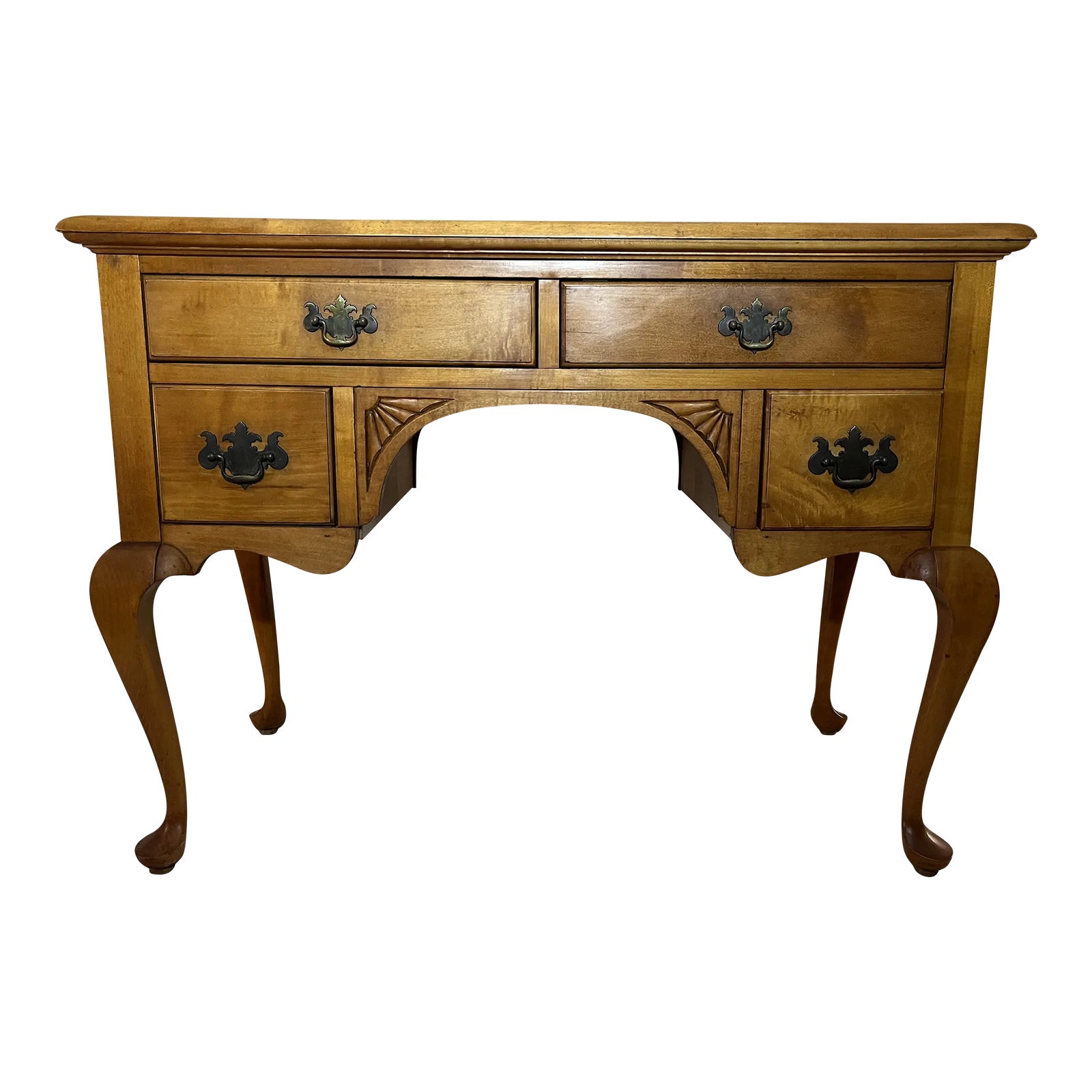Mid 20th Century Queen Anne Style Lowboy Dressing Table Chairish