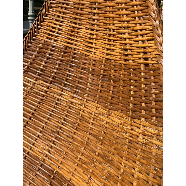 1960s in the Manner of John Risley Braided Woven Rattan Duyan Lounge Chairs - Set of 2 For Sale In Palm Springs - Image 6 of 10