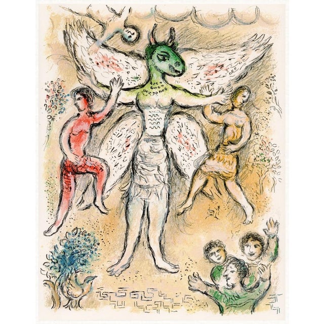 Marc Chagall, Eupeithes from Odyssey, 1989, Lithograph For Sale - Image 14 of 15