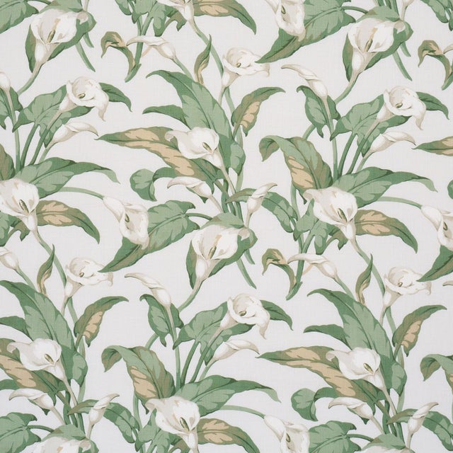 Arum Lilies is based on a 19th-century fabric used at Chartwell House, the storied home of Winston Churchill. Printed in...