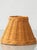 Beige 20th Century Modern French Studio Pottery Stoneware Table Lamp with Rattan Shade, 1950s For Sale - Image 8 of 15