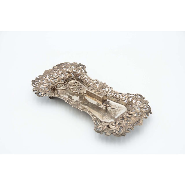 Silver Tray and Scissors from Morrões, Set of 2 For Sale - Image 6 of 7