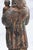 Carved Wood Madonna With Child Painted Polychrome Santos Statue Sculpture For Sale - Image 12 of 14