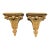 Pair of Vintage Carved Wood Corbels – Architectural Salvage Style Shelf Brackets For Sale