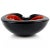 Mid-Century Modern Vintage Murano Barbini Black Orange Gold Flecks Italian Art Glass Mid Century Decorative Bowl For Sale - Image 3 of 6