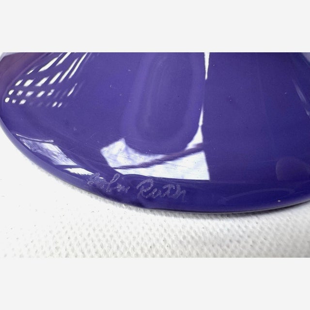 John Ruth “Flower Ball” Studio Glass and Sterling Silver Sculpture, 1990s For Sale - Image 10 of 16