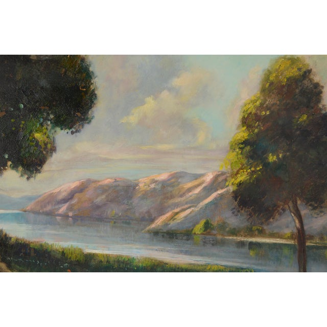 American Mid Century High Sierras Summer Splendor Landscape For Sale - Image 3 of 5
