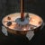 French Art Deco Brass Pendant Light For Sale - Image 9 of 12