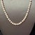 1990s 1990s Mikimoto Akoya Pearl Necklace 20" Sterling Silver 5 - 5.5 Mm Estate For Sale - Image 5 of 10