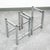 Mid Century Modern End Tables Chrome Glass Square Side Tables Vintage Pair MCM For Sale In Sacramento - Image 6 of 11
