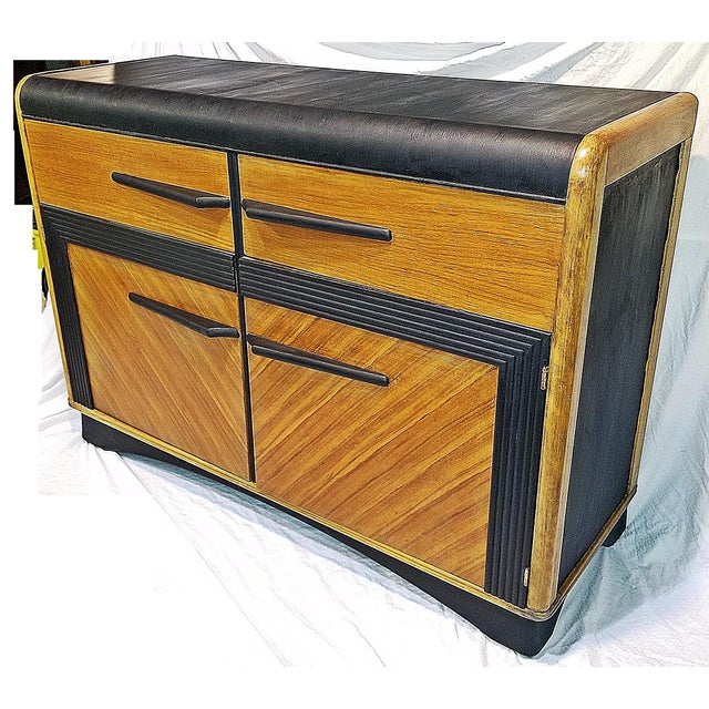 1950s Midcentury Modern-Art Deco Buffet or Dresser For Sale - Image 9 of 9