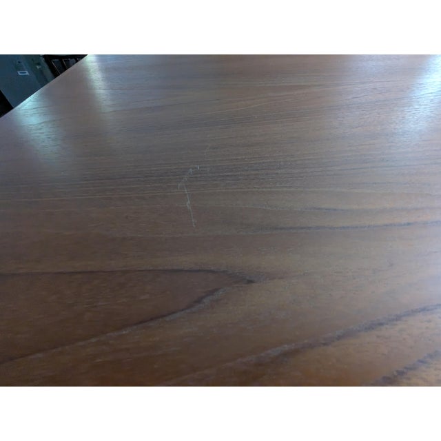Vintage 1960s Danish Modern Teak Draw-Leaf Dining Table by Brdr. Furbo For Sale - Image 18 of 18