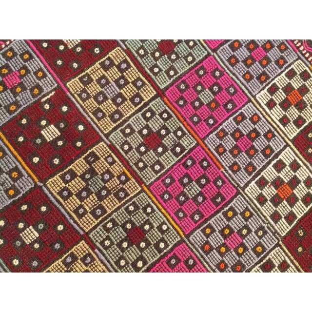 1960s Turkish Vintage Kilim Rug - 4'9" X 6'2" For Sale - Image 5 of 7