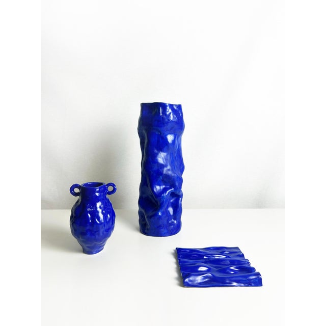 Every day blue collection this vase is part of anna demidova’s everyday blue collection, a series inspired by the rhythm...