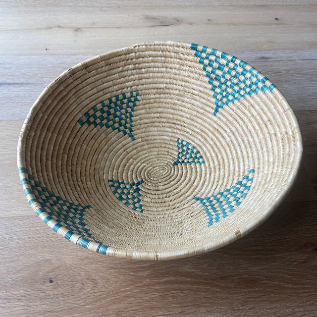 Vintage African Coil Basket Chairish