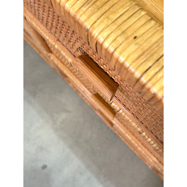 Vintage Wicker Sideboard, 1970s For Sale - Image 10 of 13