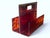 Hollywood Regency Vintage Magazine Rack in Tortoiseshell Acrylic Glass and Brass by Michel Dumas for Roche Bobois, 1970s For Sale - Image 3 of 5