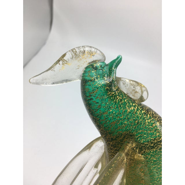 1950s Vintage Seguso Pheasant Art Glass Figurine For Sale In Charleston - Image 6 of 7