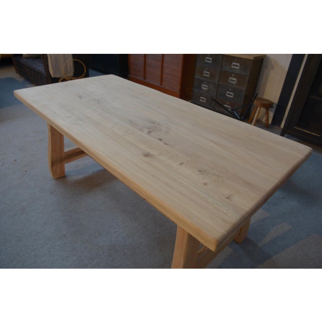 Elm Dining Room Table, 1960s For Sale - Image 16 of 17