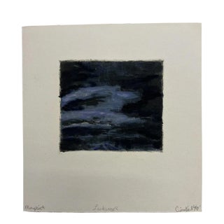 Art by Gina Kail Monoprint June 1998 Abstract Landscape 8 For Sale