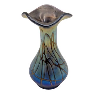 Art Nouveau Glass Vase by Pallme for König & Habel, 1890s For Sale