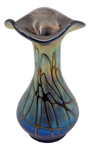 Art Nouveau Glass Vase by Pallme for König & Habel, 1890s