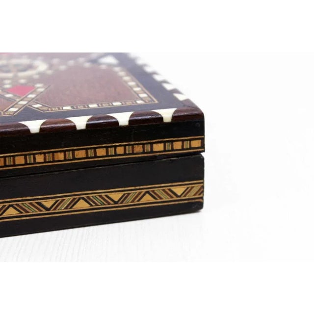 French Box in Marquetry, 1970 For Sale - Image 4 of 10