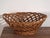 1920s Vintage Hand Woven Wicker Basket, 1920 For Sale - Image 5 of 6